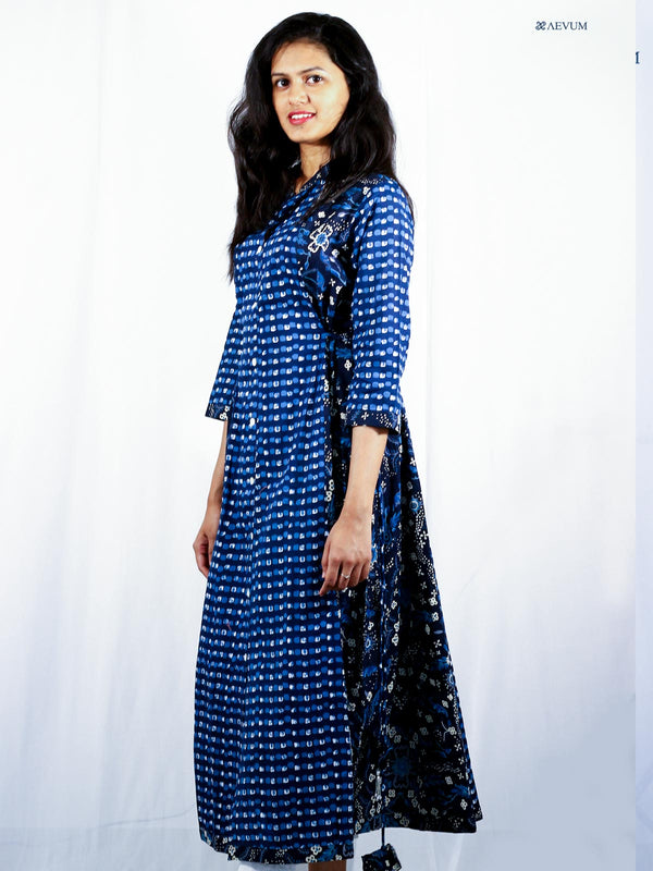 Printed A-Line Kurta - 0051 Kurti AEVUM