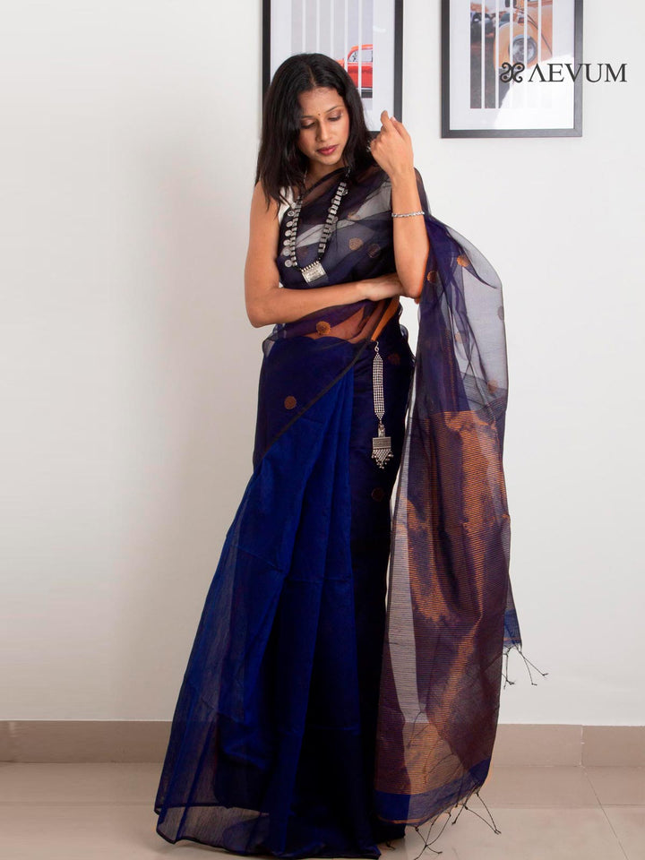 Ball Buti Matka Muslin Silk Saree - 0187 Saree AEVUM   