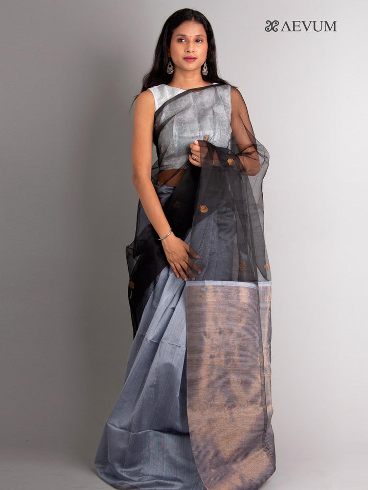 Ball Buti Matka Muslin Silk Saree - 0336 Saree AEVUM 2   