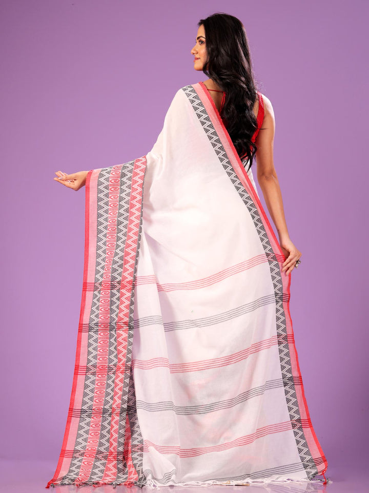 Begampuri Bengal Cotton Handloom Saree - 0432 Saree AEVUM 2