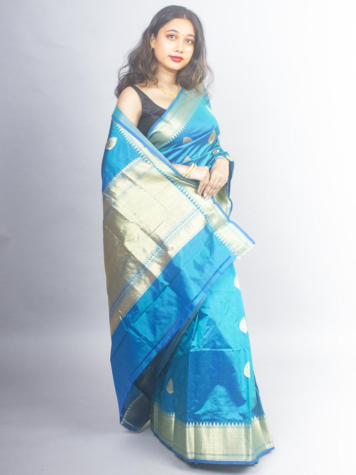 Banarasi Silk Saree with Silk Mark - 0632 Saree AEVUM 2