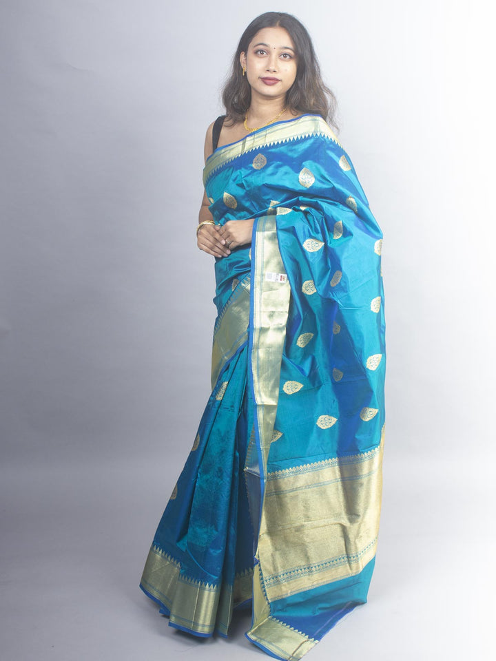 Banarasi Silk Saree with Silk Mark - 0632 Saree AEVUM 2