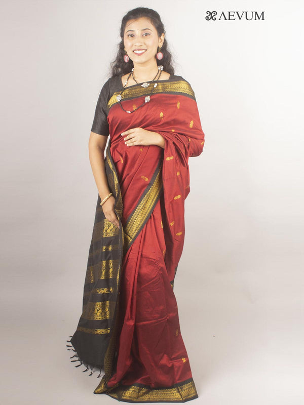 Kalyani South Cotton Silk Handloom Saree with Blouse Piece - 10173 Saree AEVUM