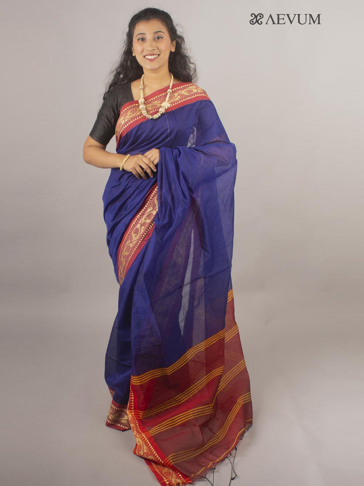 Bengal Handloom Cotton Silk Saree - 10432 Saree AEVUM