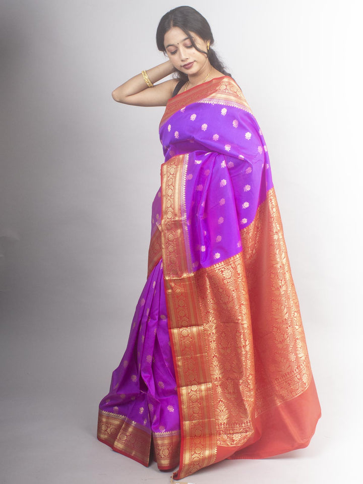 Soft Banarasi Silk Saree - 10496 Saree AEVUM