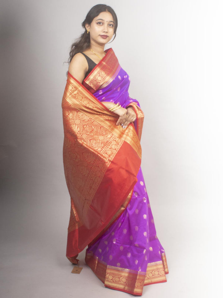 Soft Banarasi Silk Saree - 10496 Saree AEVUM