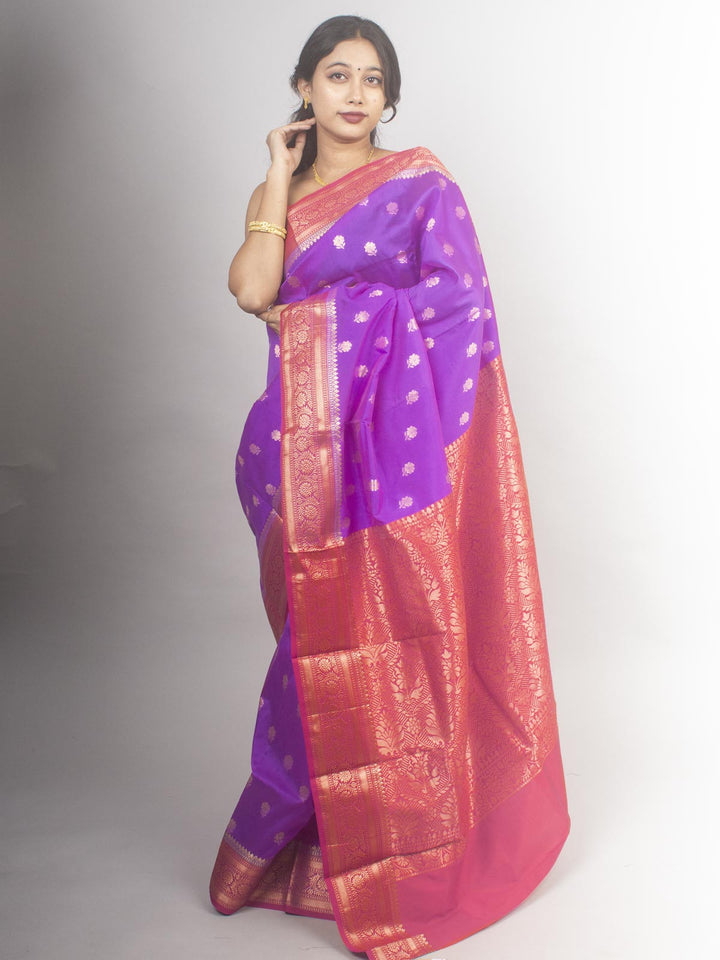 Soft Banarasi Silk Saree - 10496 Saree AEVUM