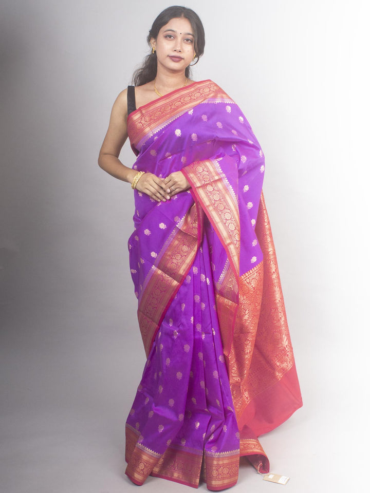 Soft Banarasi Silk Saree - 10496 Saree AEVUM