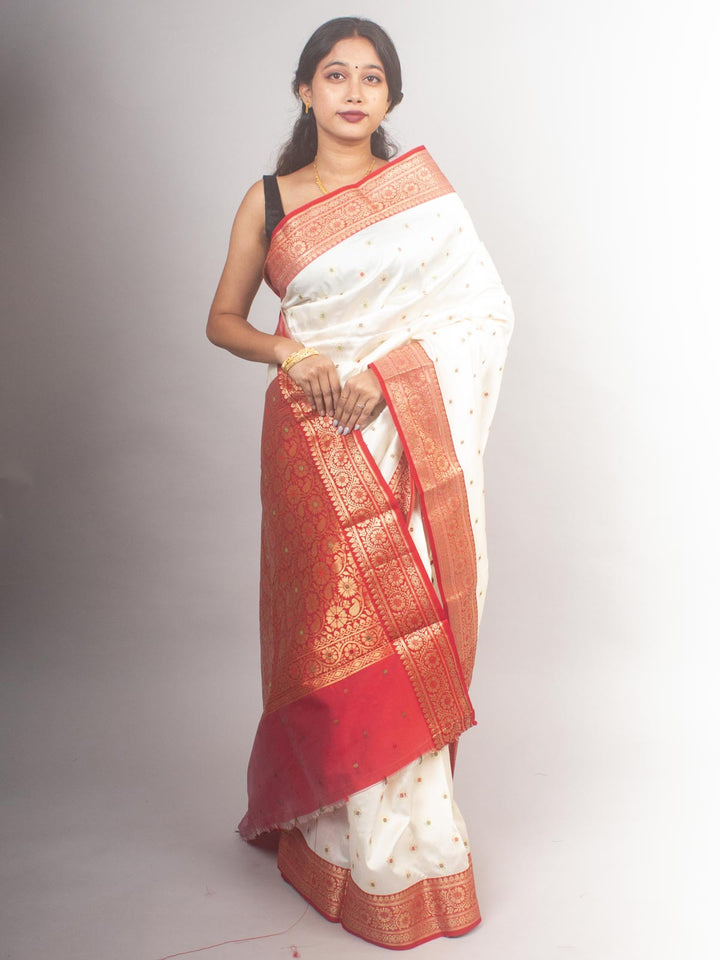 Soft Banarasi Silk Saree - 10497 Saree AEVUM