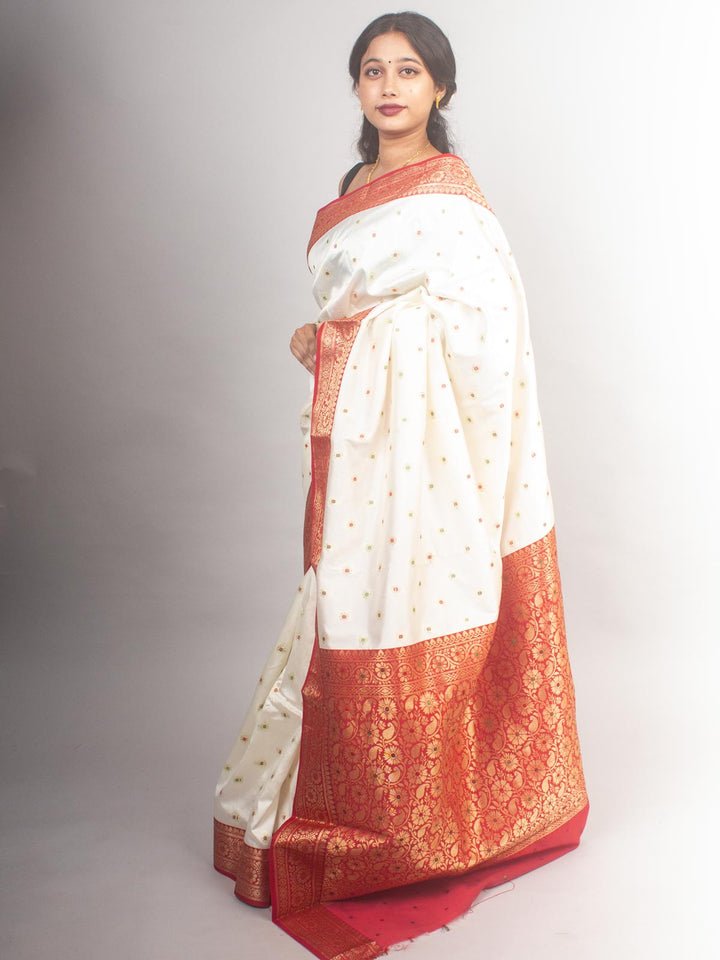 Soft Banarasi Silk Saree - 10497 Saree AEVUM