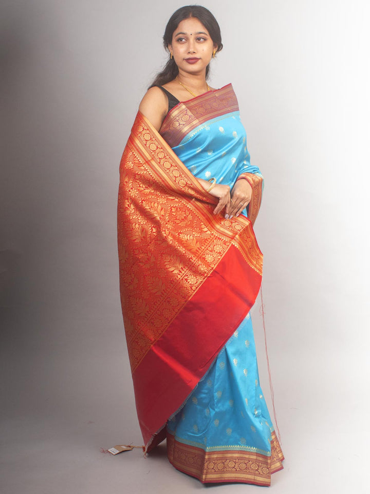 Soft Banarasi Silk Saree - 10498 Saree AEVUM