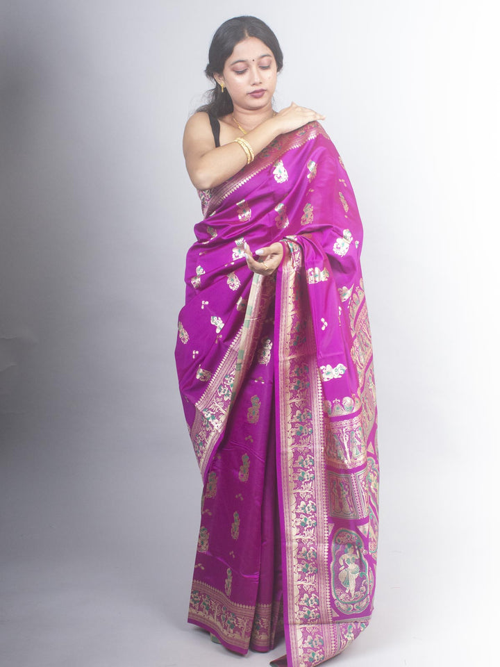 Baluchari Soft Silk Saree - 10602 Saree AEVUM 2