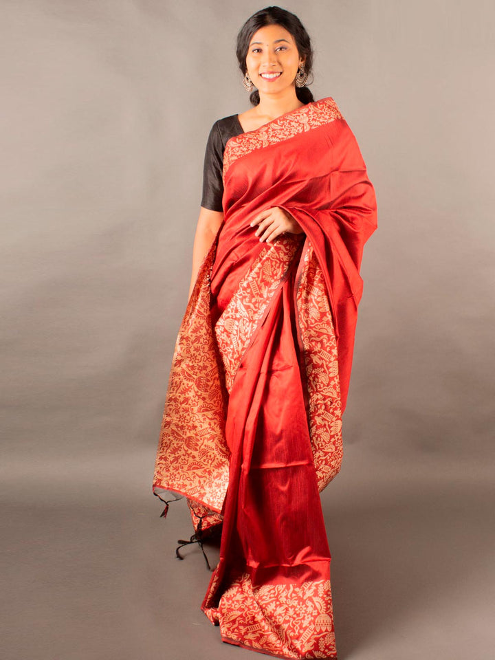 Semi Tussar Silk Saree -10966 Saree Raj   