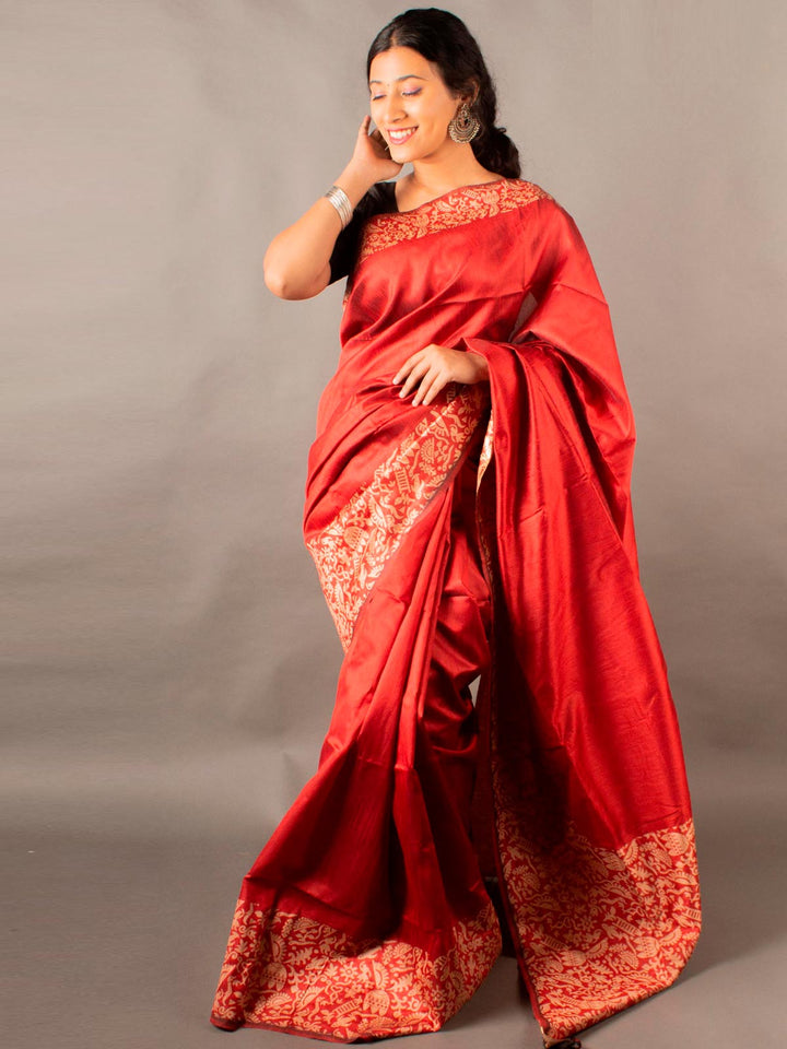 Semi Tussar Silk Saree -10966 Saree Raj   