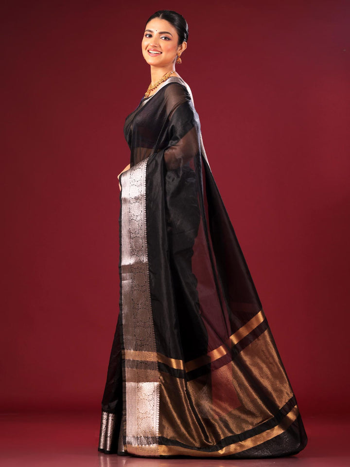 Semi Organza Banarasi Handloom Saree -11212 Saree AEVUM