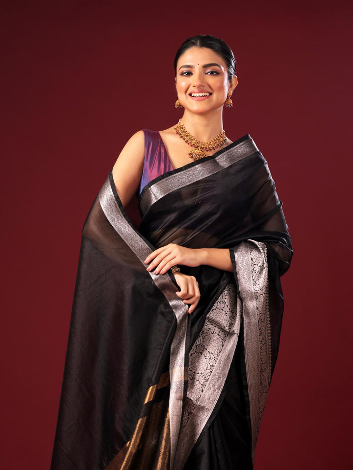 Semi Organza Banarasi Handloom Saree -11212 Saree AEVUM