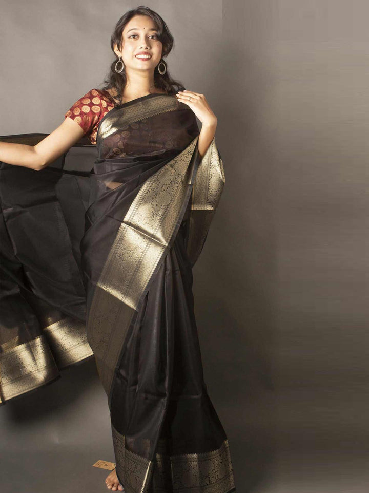 Semi Organza Banarasi Handloom Saree -11212 Saree Seratuzzama   