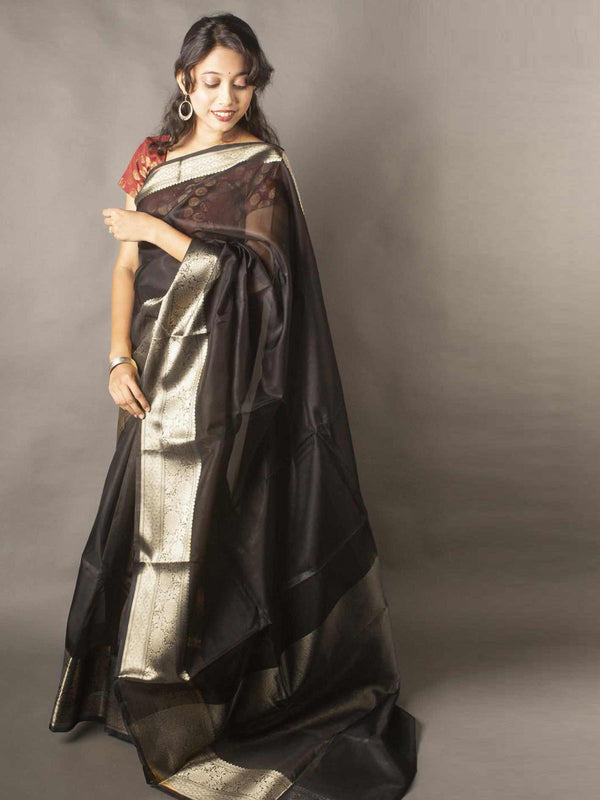 Semi Organza Banarasi Handloom Saree -11212 Saree Seratuzzama   