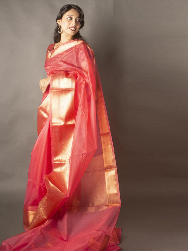 Semi Organza Banarasi Handloom Saree -11213 Saree Seratuzzama   