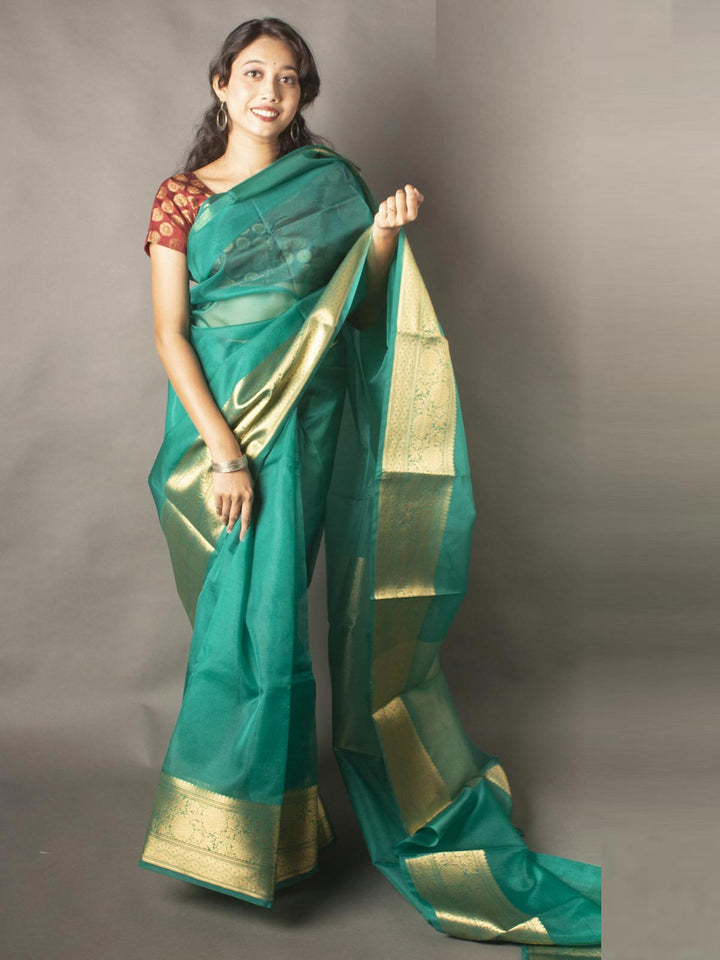 Semi Organza Banarasi Handloom Saree -11214 Saree Seratuzzama   