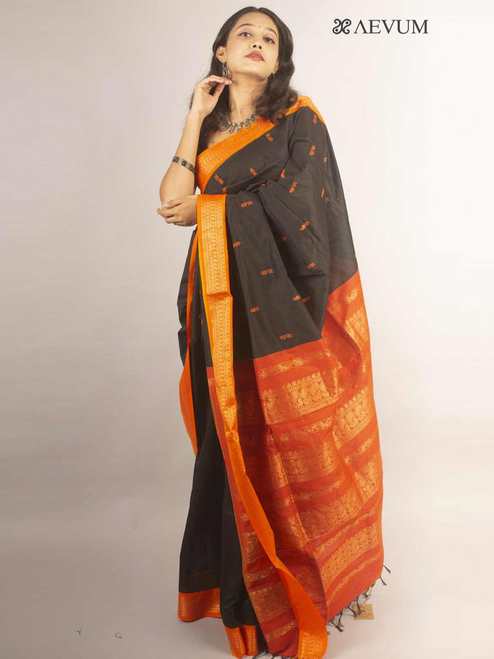 Kalyani South Cotton Silk Handloom Saree - 11770 Saree AEVUM