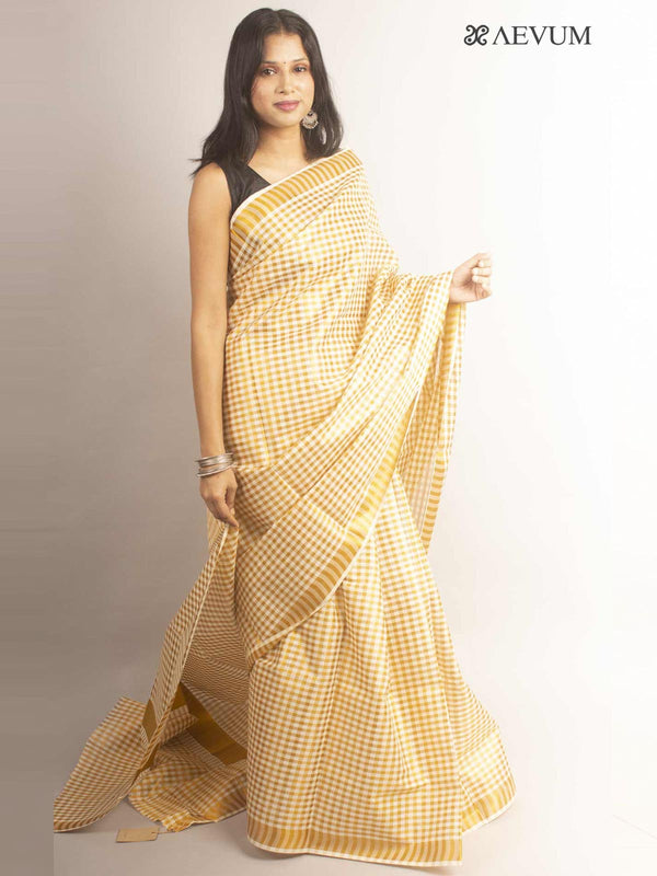 Kerala Cotton Silk Handloom Saree - 11780 Saree AEVUM