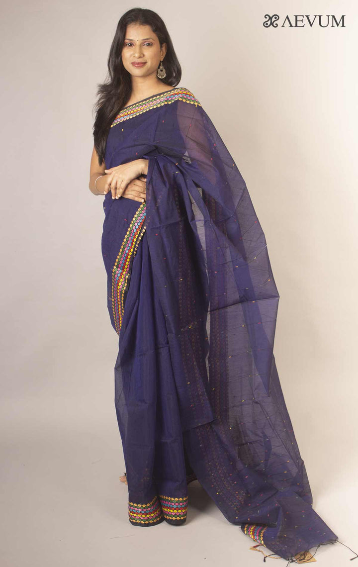 Bangladeshi Cotton Silk Handloom Saree - 11890 Saree AEVUM 2   