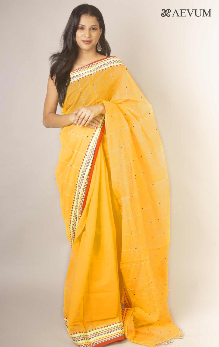 Bangladeshi Cotton Silk Handloom Saree - 11896 Saree AEVUM 2   