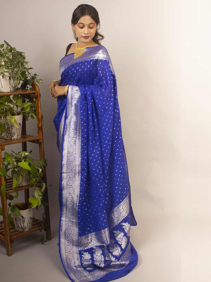 Soft Dupion Silk Banarasi Saree - 12206 Saree AEVUM