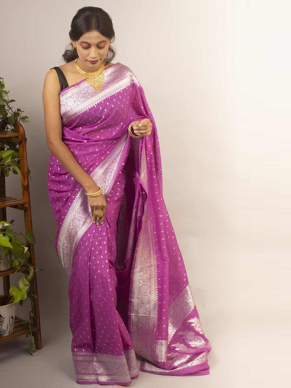 Soft Dupion Silk Banarasi Saree - 12205 Saree AEVUM