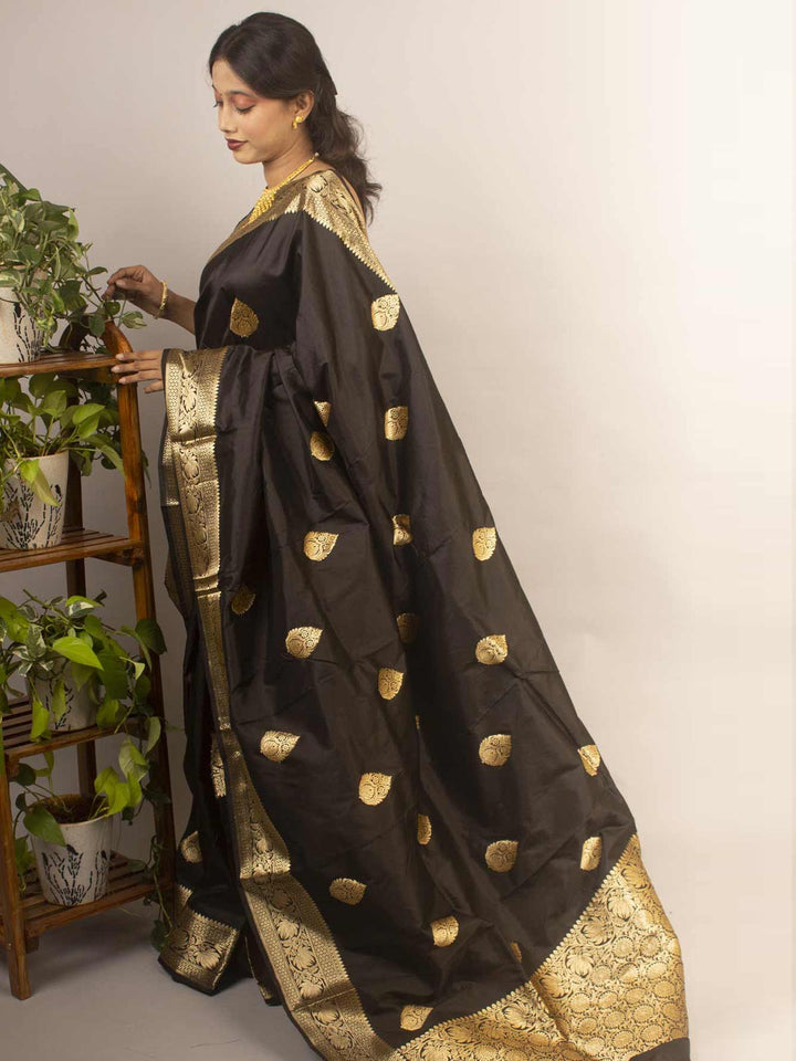 Banarasi Silk Saree with Silk Mark - 12922 Saree AEVUM   