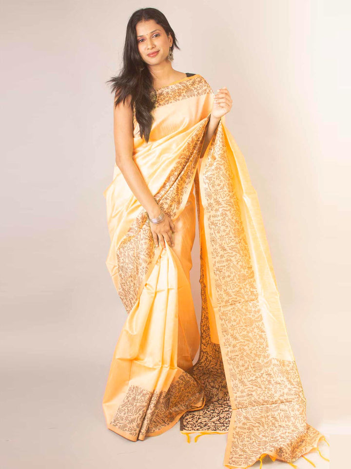 Semi Tussar Silk Saree -12996 Saree Raj   