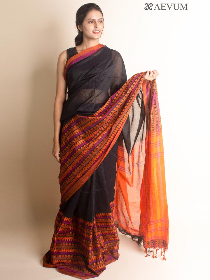 Begampuri Bengal Cotton Handloom Saree - 1419 Saree AEVUM 2