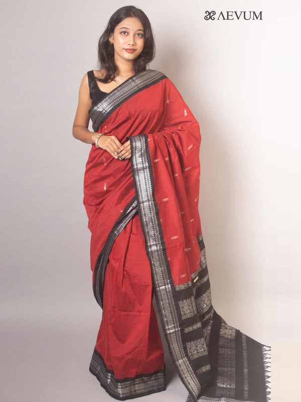 Kalyani South Cotton Silk Handloom Saree - 14755 Saree AEVUM