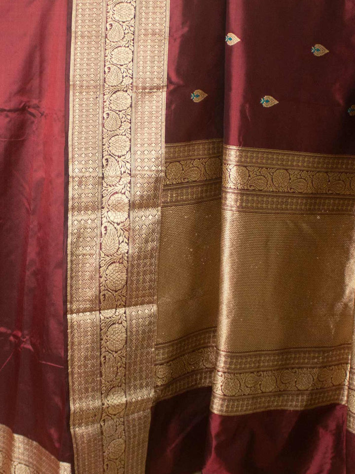 Banarasi Silk Saree with Silk Mark - 14777 Saree AEVUM 2   