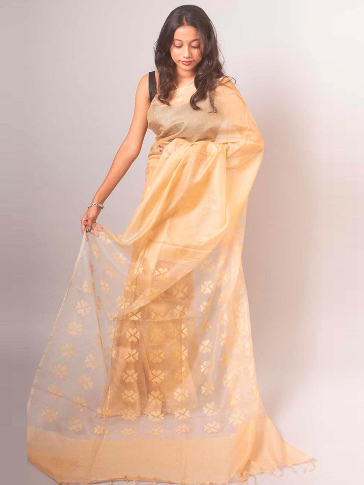 Katan Silk Saree with Blouse Piece - 14864 Saree AEVUM   