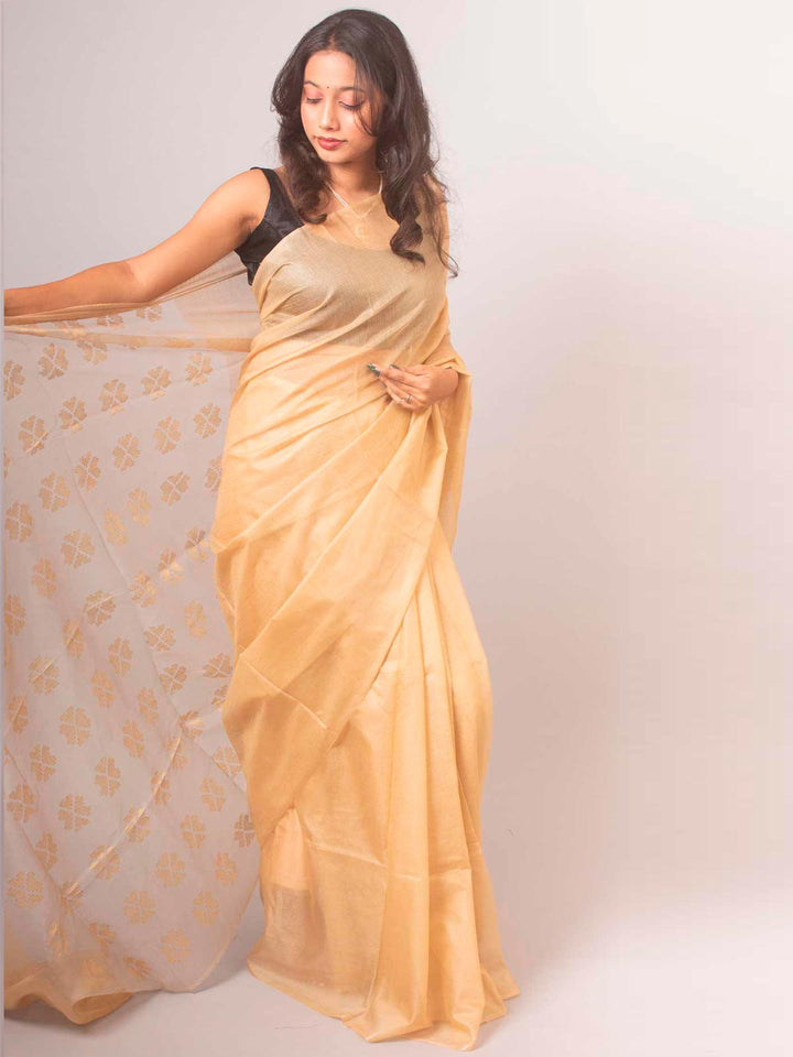 Katan Silk Saree with Blouse Piece - 14864 Saree AEVUM   