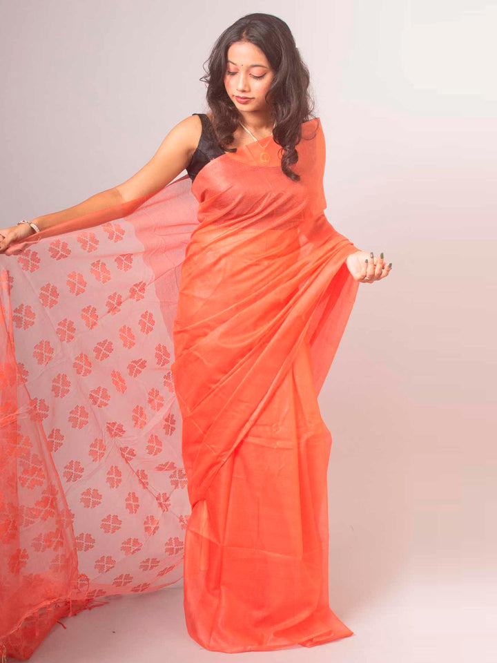 Katan Silk Saree with Blouse Piece - 14866 Saree Om Silk   