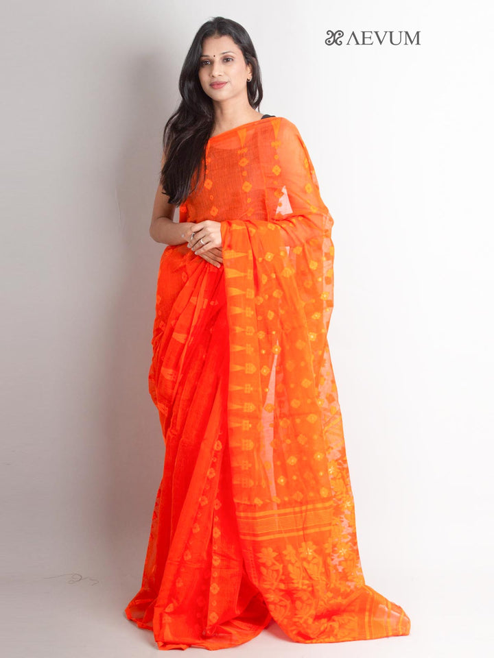 Phagun Bou Jamdani Saree without Blouse Piece - 1496 Saree AEVUM