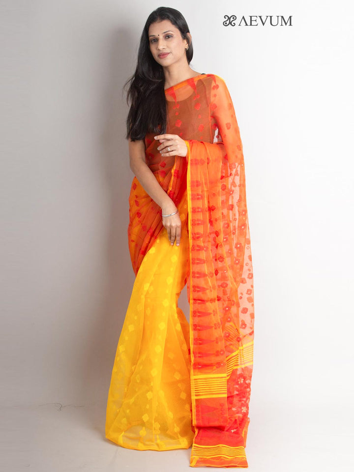 Phagun Bou Jamdani Saree without Blouse Piece - 1508 Saree AEVUM