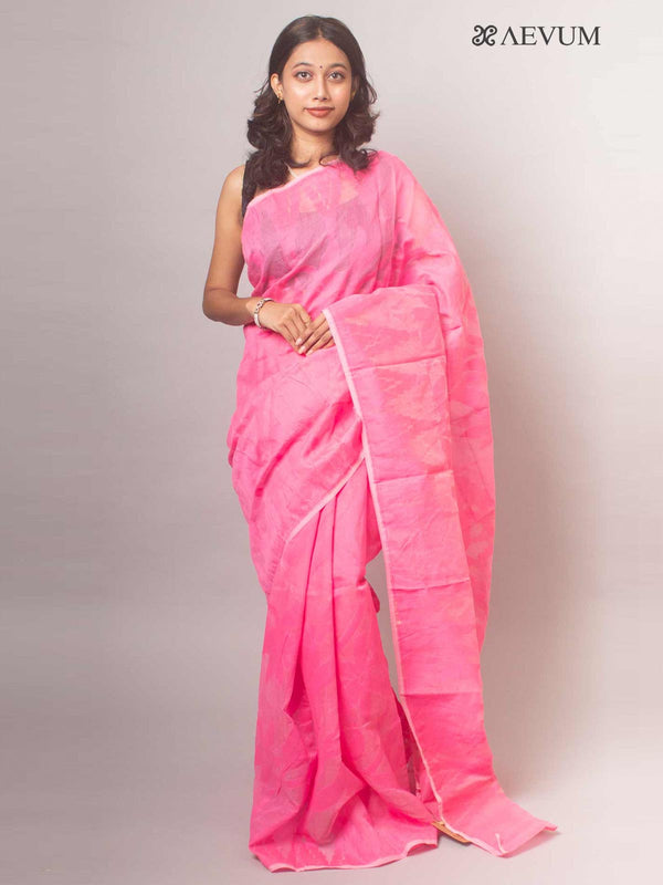 Paddo Dhakai Jamdani Saree without Blouse Piece - 1530 Saree AEVUM