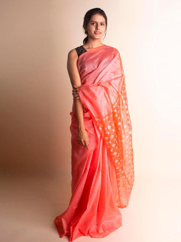 Katan Silk Saree with Blouse Piece - 1612 Saree Om Silk   