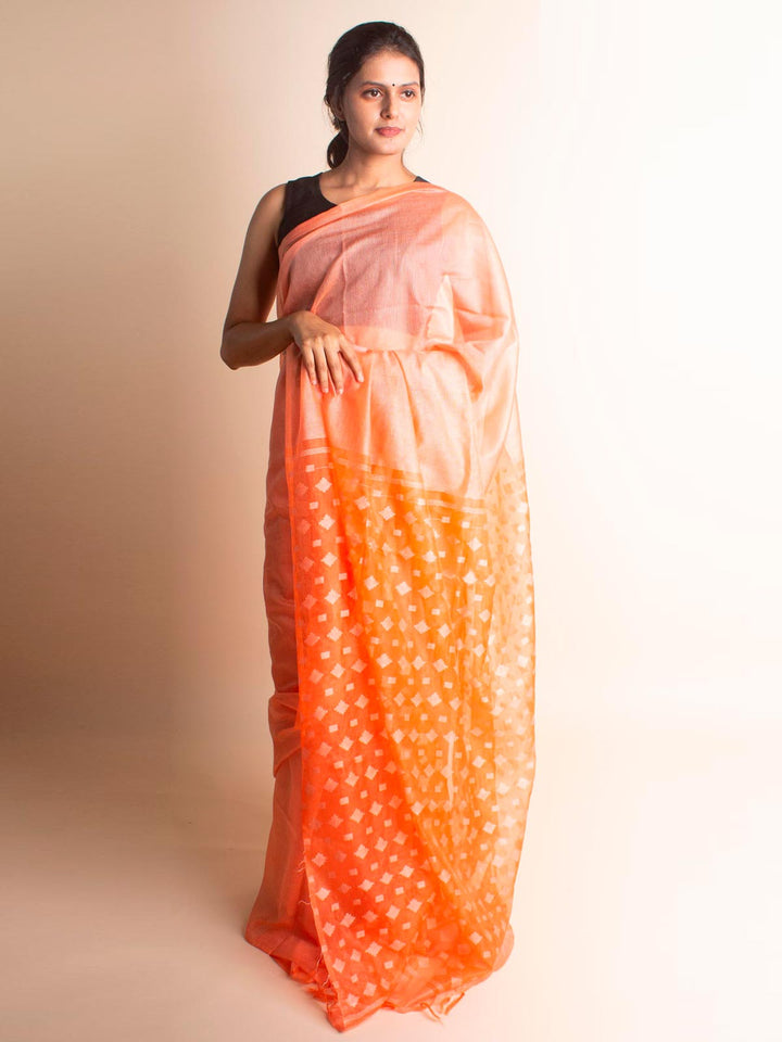 Katan Silk Saree with Blouse Piece - 1614 Saree AEVUM   