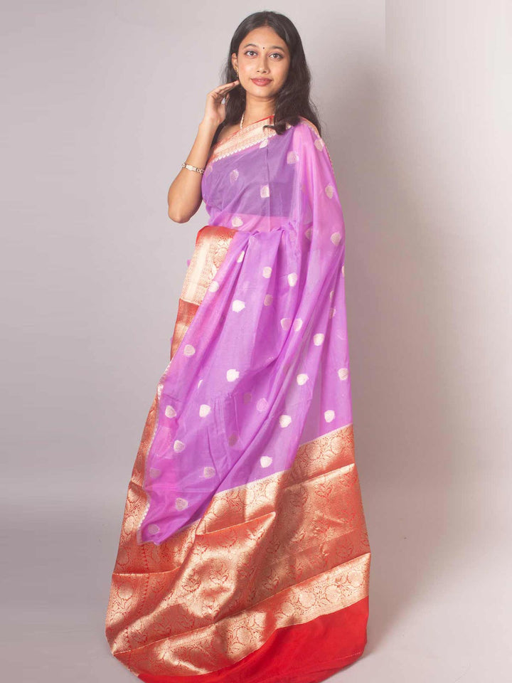 Semi Georgette Soft Banarasi Silk Saree - 16343 Saree Seratuzzama   