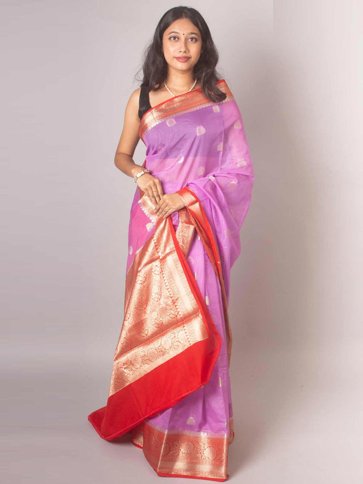 Semi Georgette Soft Banarasi Silk Saree - 16343 Saree Seratuzzama   