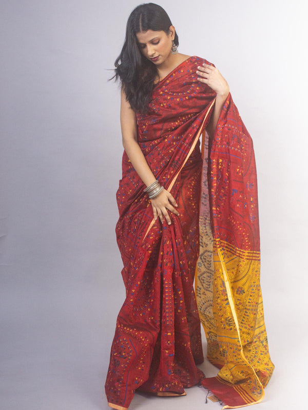 Bengal Cotton Silk Handloom Saree - 17069 Saree SSH   