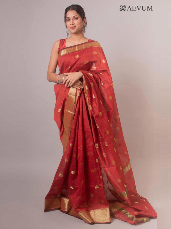 Tant Cotton Silk Bengal Handloom Saree - 17093 Saree Ashoke Pal   