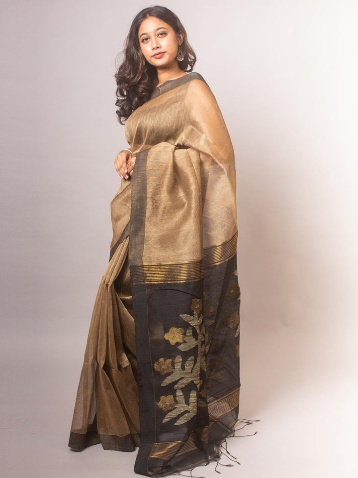 Silk Linen Saree - 1772 Saree Rana Das   