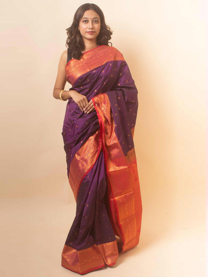 Kanjivaram Bridal Saree - 18346 Saree AEVUM   