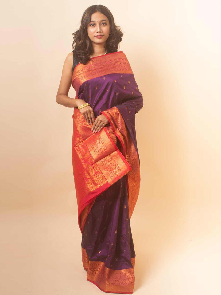 Kanjivaram Bridal Saree - 18346 Saree AEVUM   